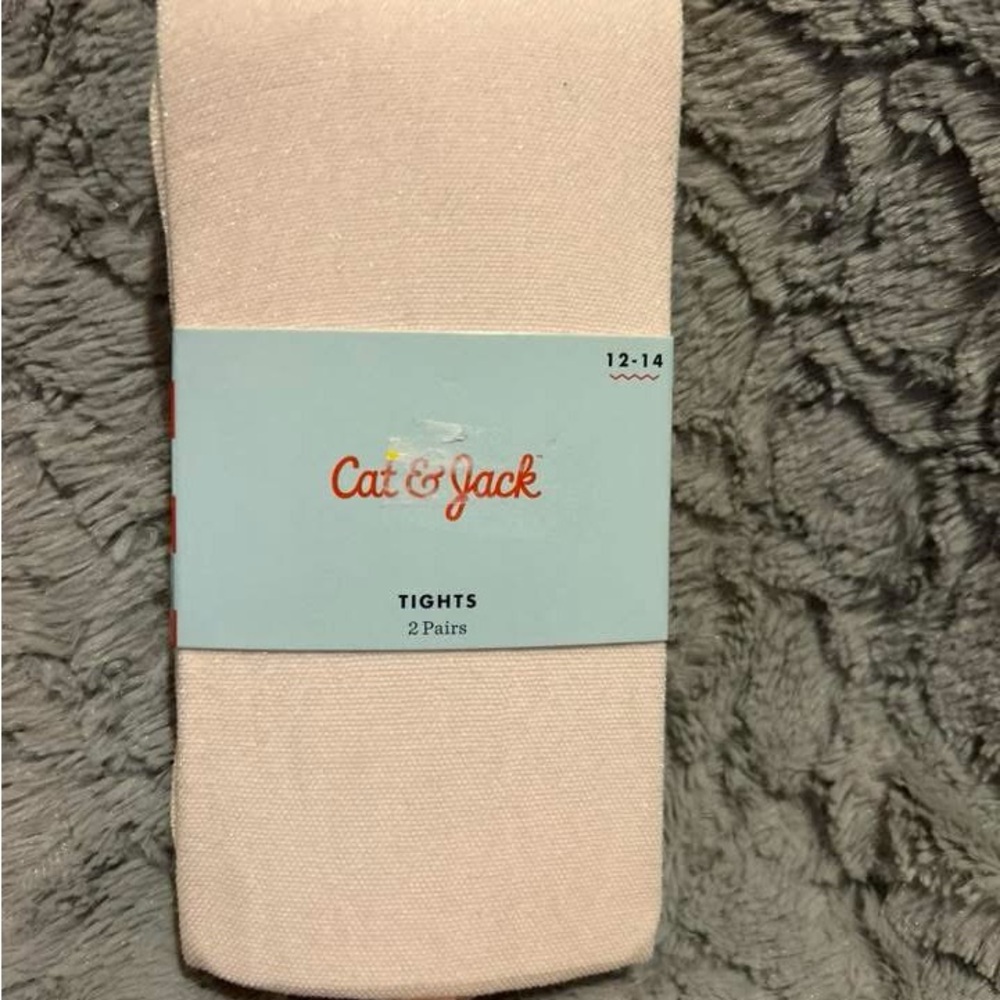 Cat & Jack Light Pink Cat Tights